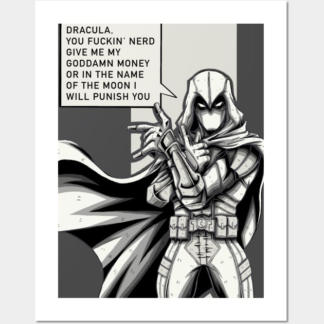 MOON KNIGHT Wall Art by Zoe Grave